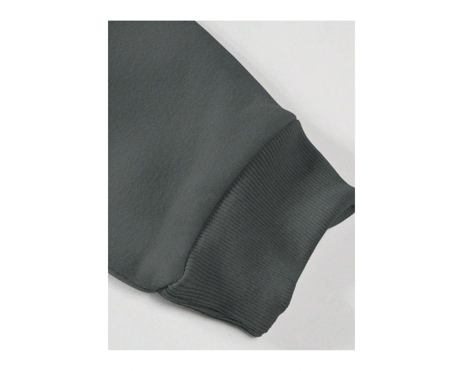 Manfinity Sporsity Letter Graphic Lined Sweatshirt Gri