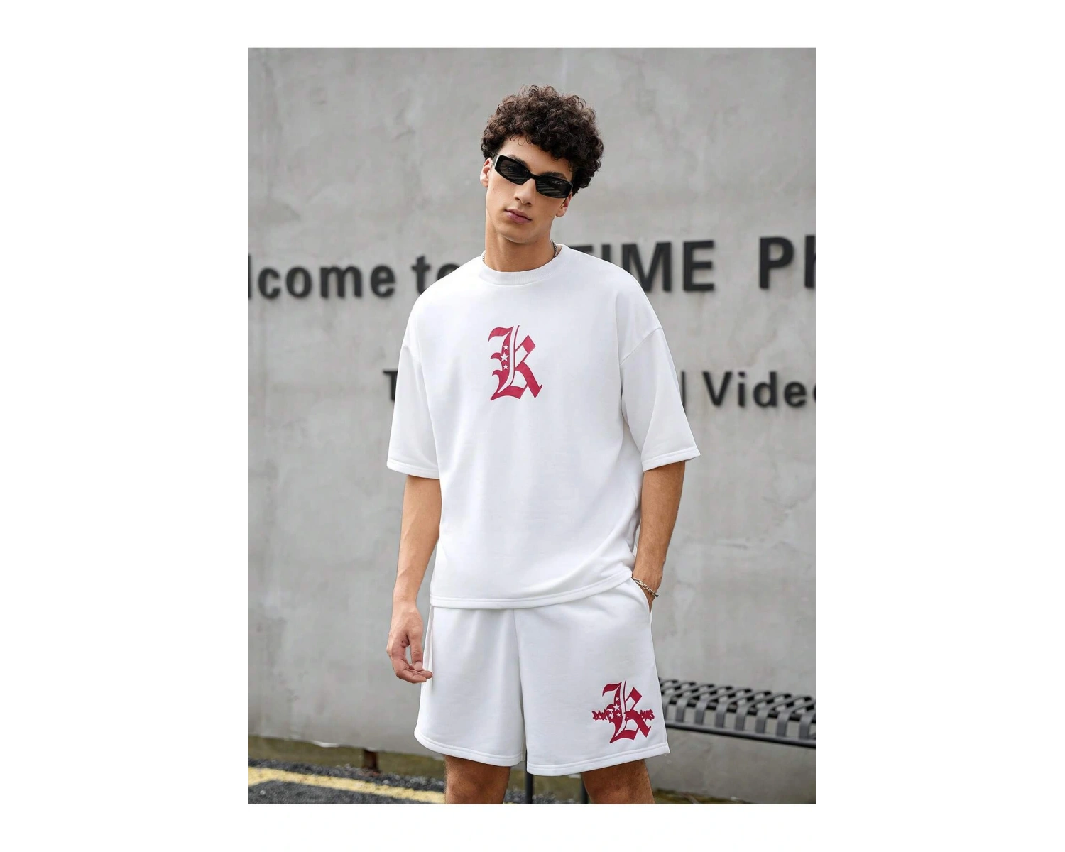 Manfinity Unisex 2 Adet Tişört ve Şort Takımı