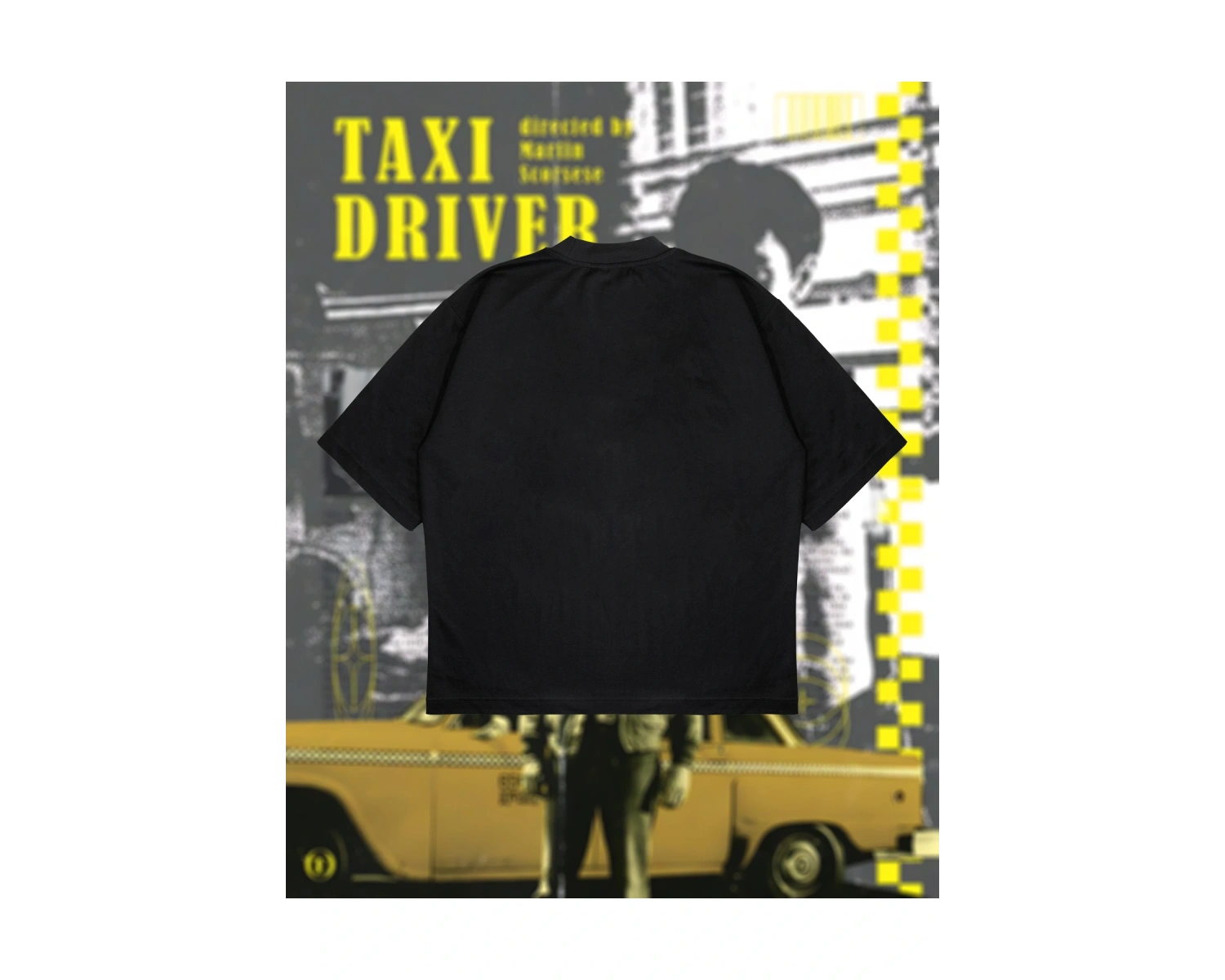 Martin Scorsese Baskılı Oversize Unisex Pamuklu Nefes Alan Kalın Kumaşlı