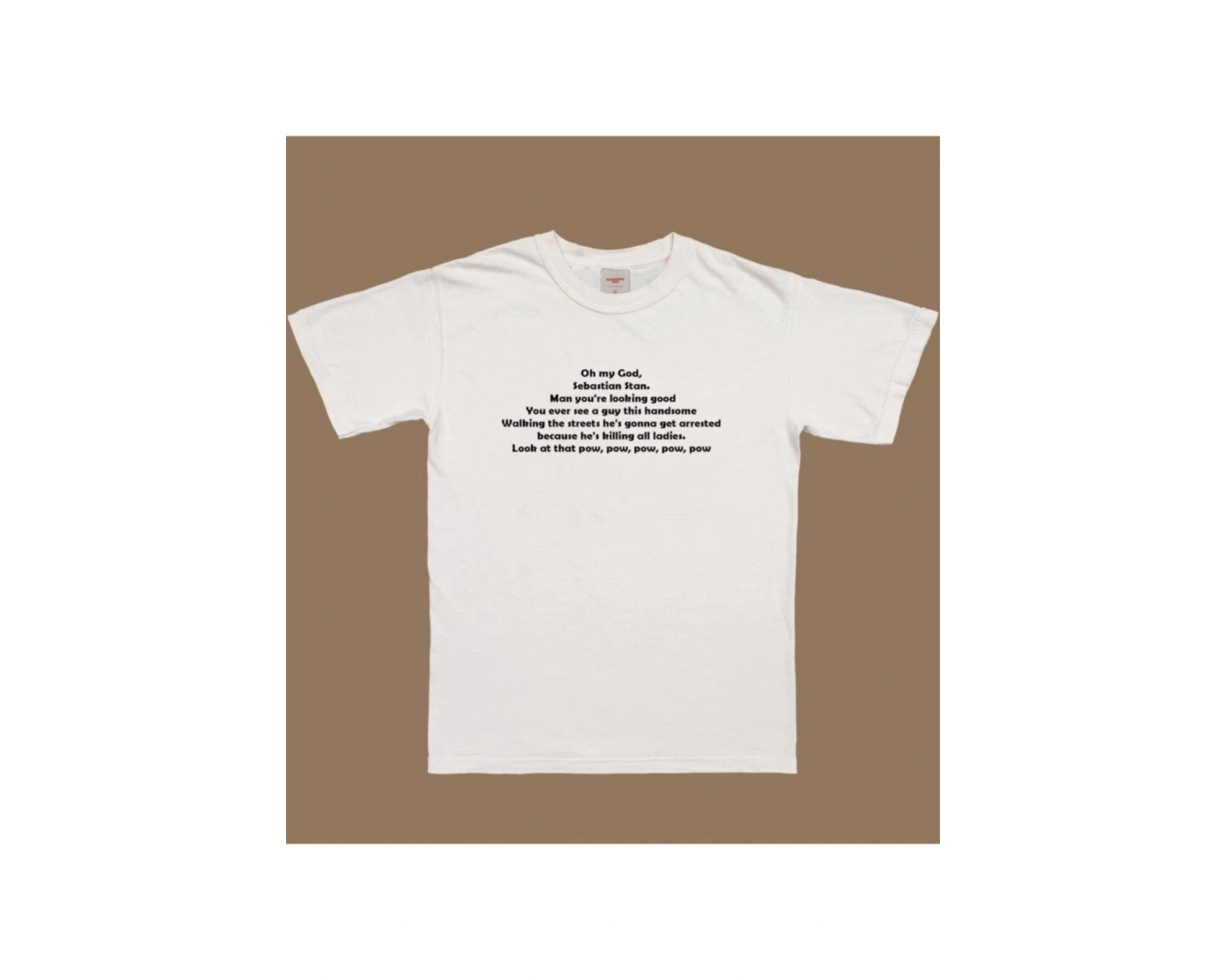 Marvel Sebastian Stan Tshirt