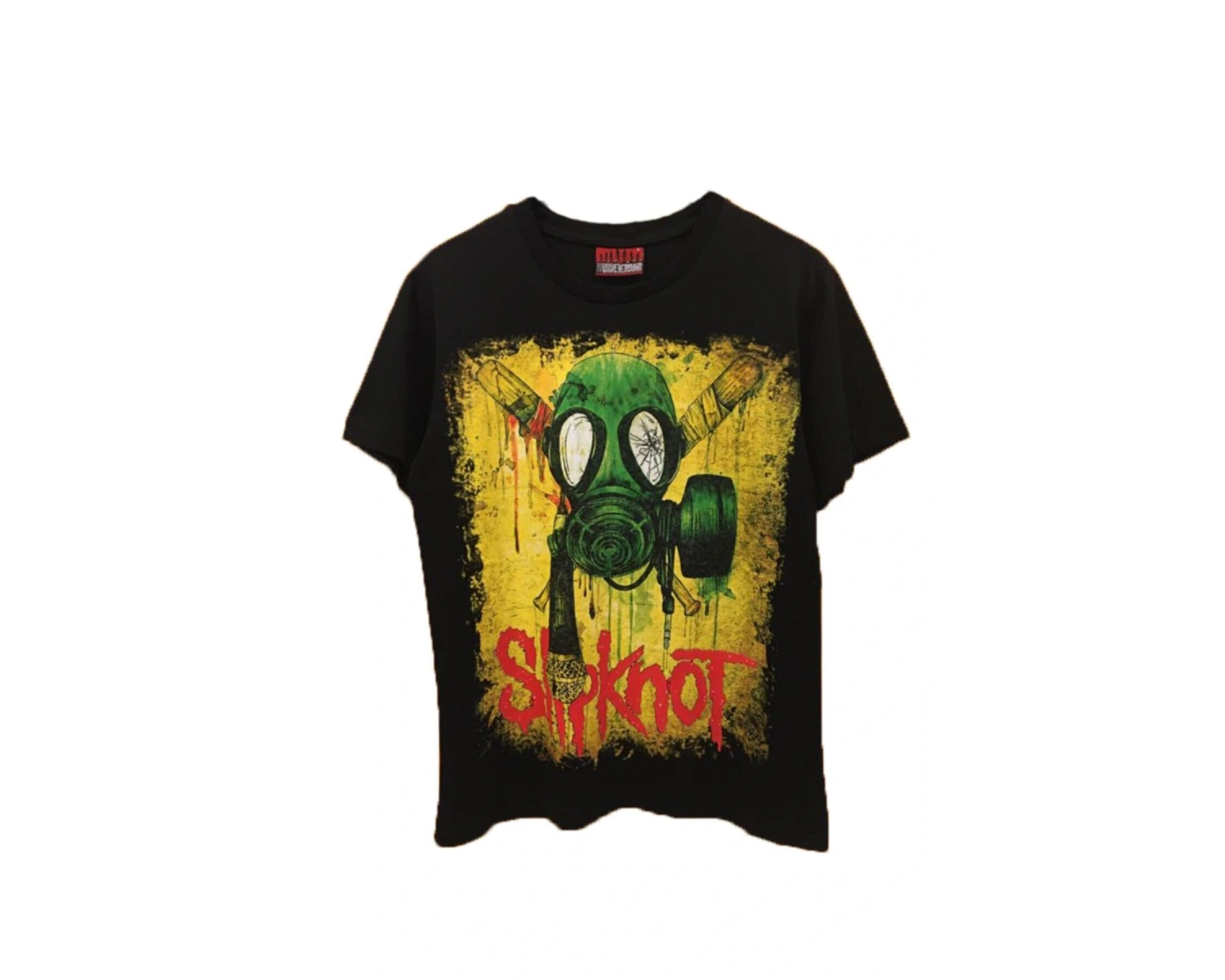 MAVİ Unisex Rock Müzik Slipknot Siyah Tshirt TTFV4401