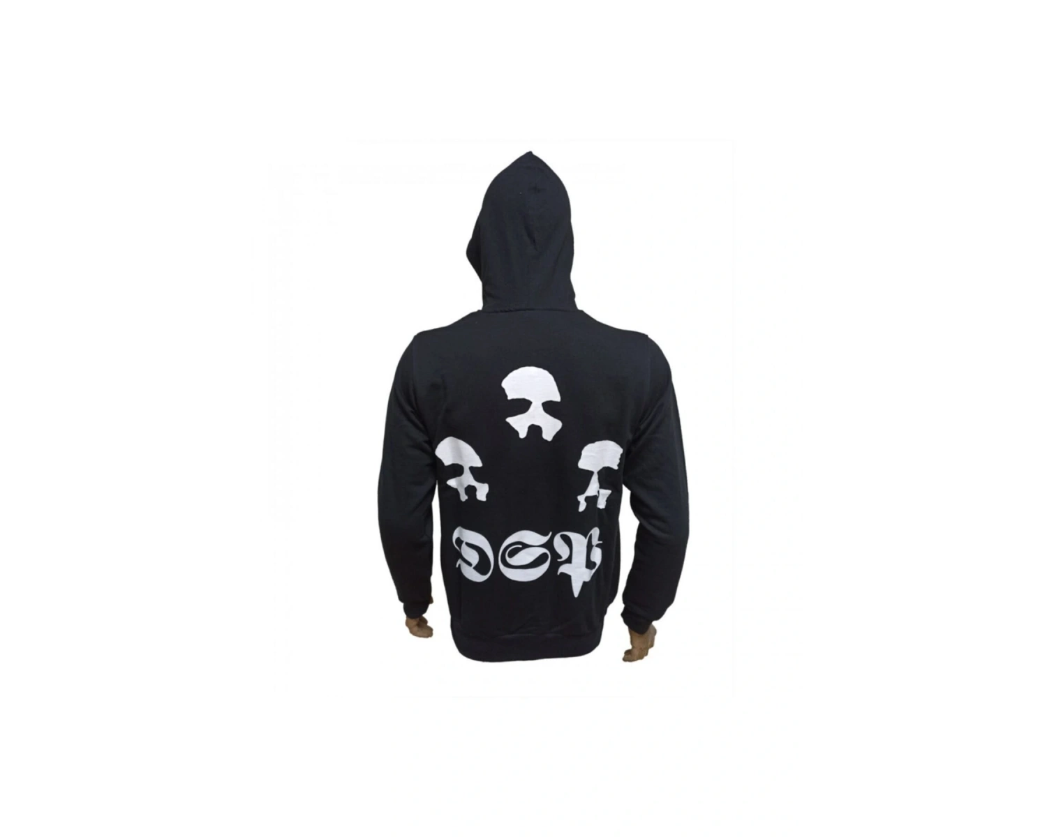 Mayhem De Mysteriis Dom Sathanas Metal Band Baskılı Kapüşonlu Fermuarlı Sweatshirt Siyah