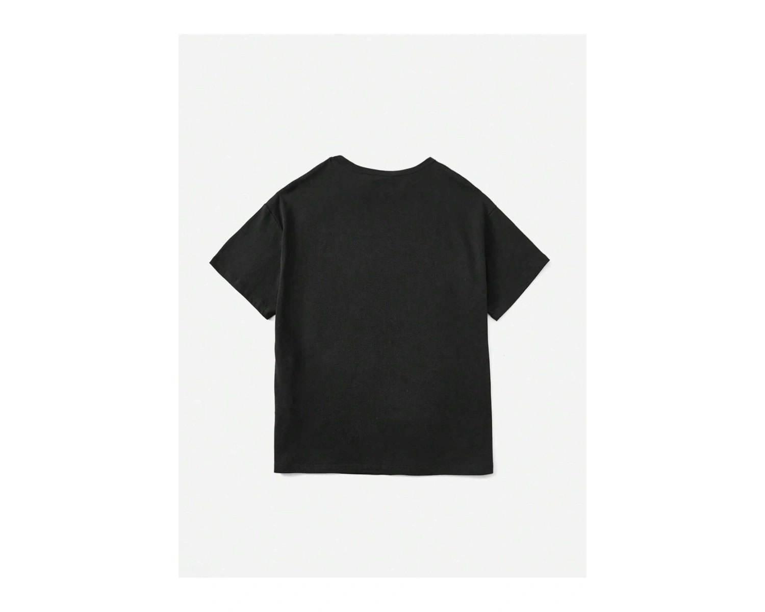 Mektup ve Kafatası Baskılı Tişört