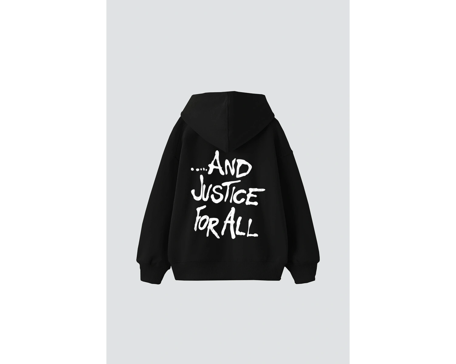 Metallica And Justice For All Baskılı Oversize Unisex Beyaz