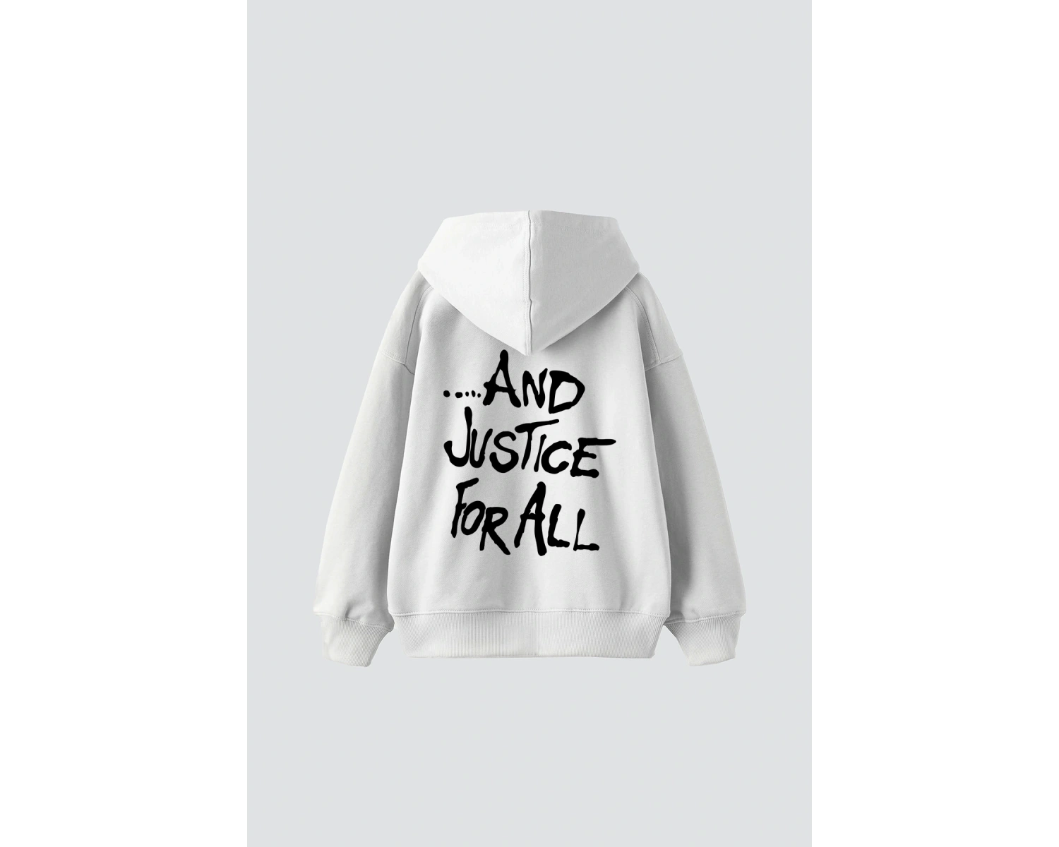 Metallica And Justice For All Baskılı Oversize Unisex Beyaz