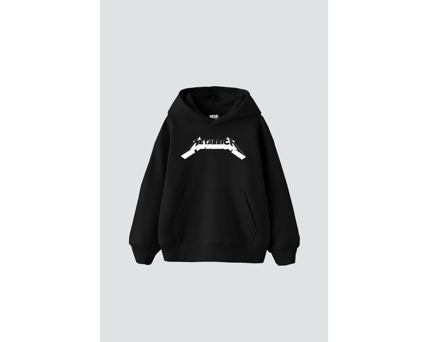 Metallica And Justice For All Baskılı Oversize Unisex Beyaz