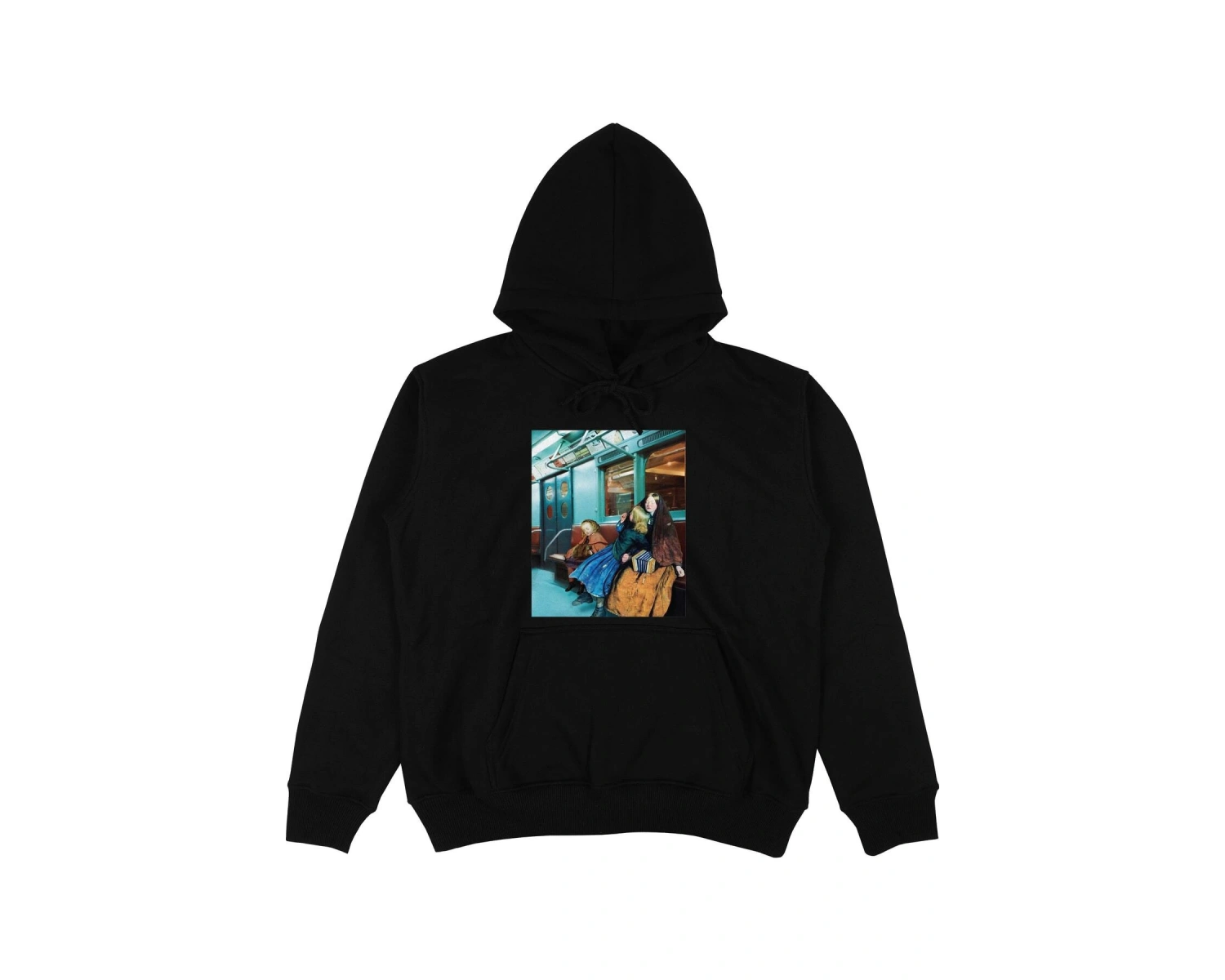 Metro Beyaz Oversize Unisex Kapüşonlu Sweatshirt Hoodie
