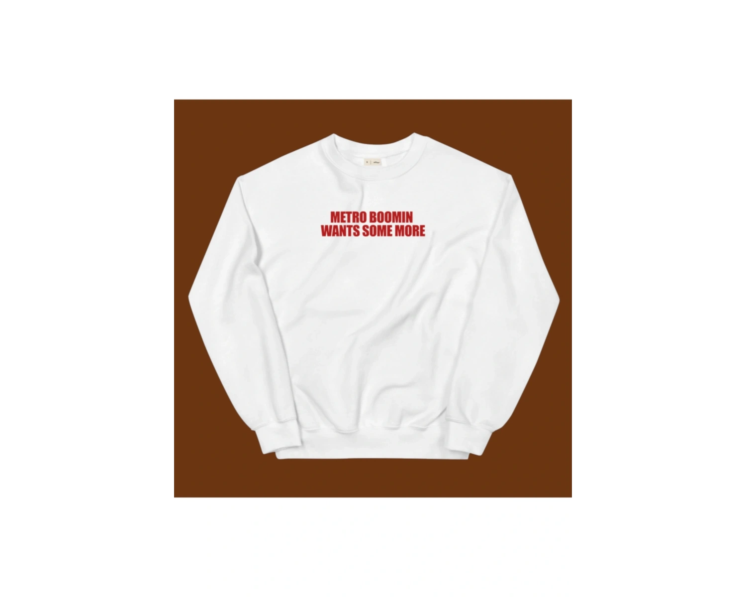 Metro Boomin Sweatshirt Beyaz