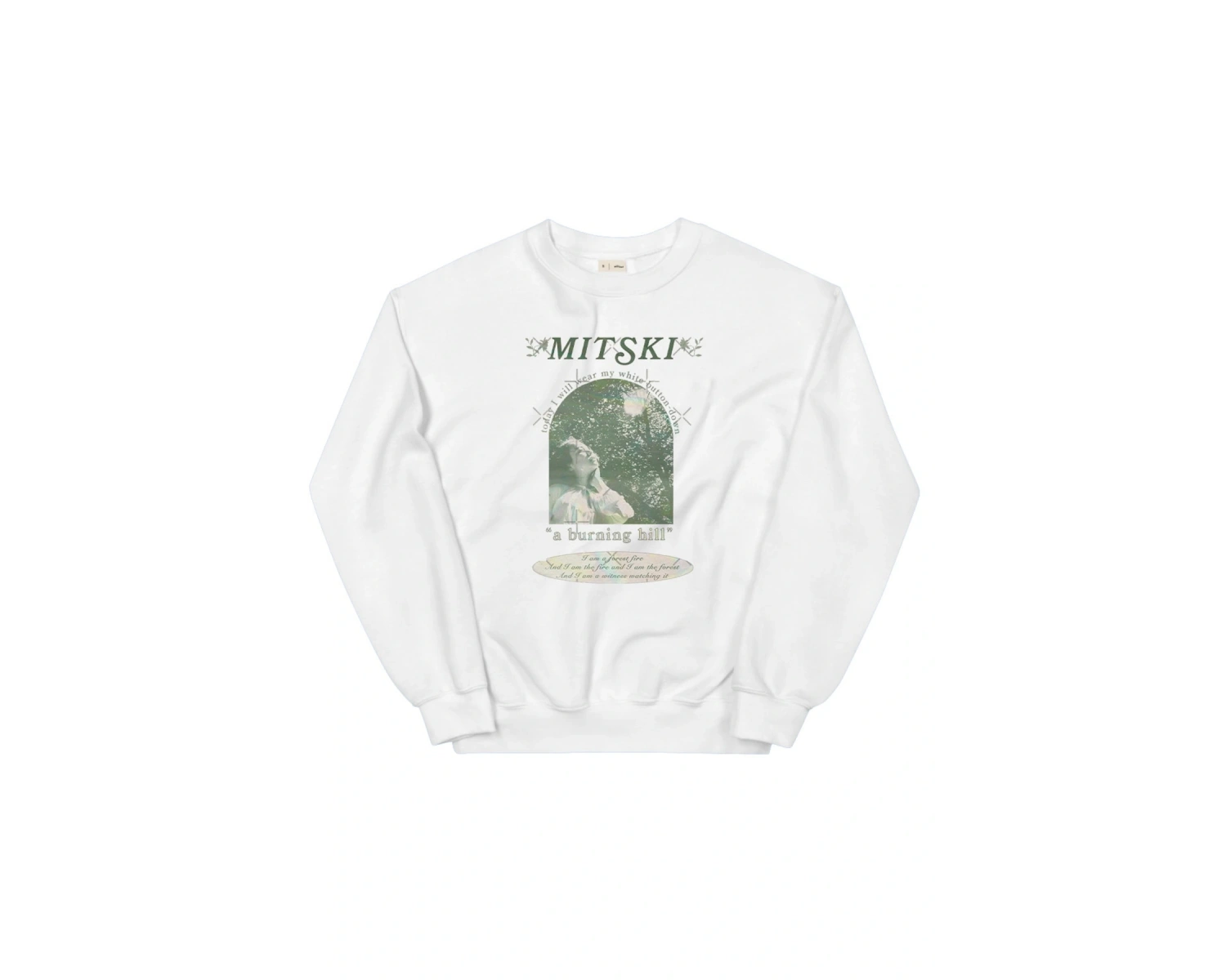 Mitski Sweatshirt Beyaz