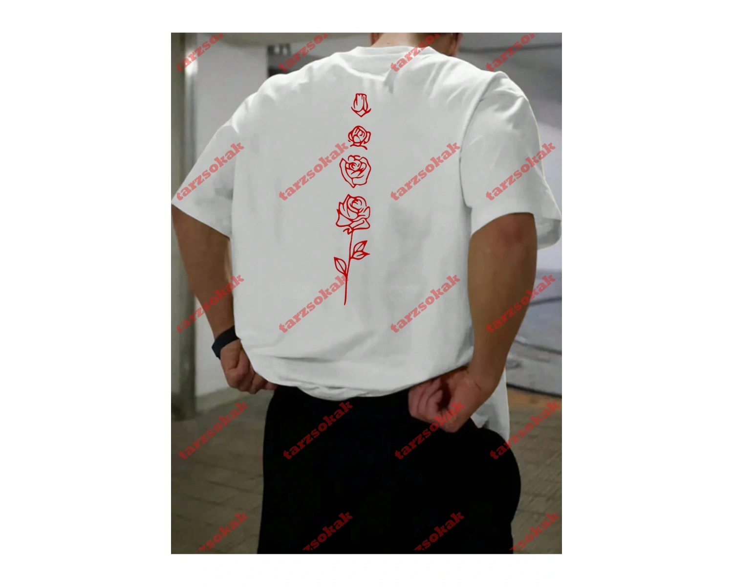 Model 3173 Erkek Yazlık Yuvarlak Yaka Kısa Kollu Günlük Tişört, Yaz