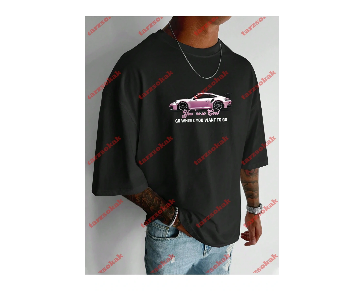 Model 3177 Erkek Yazlık Yuvarlak Yaka Kısa Kollu Günlük Tişört, Yaz