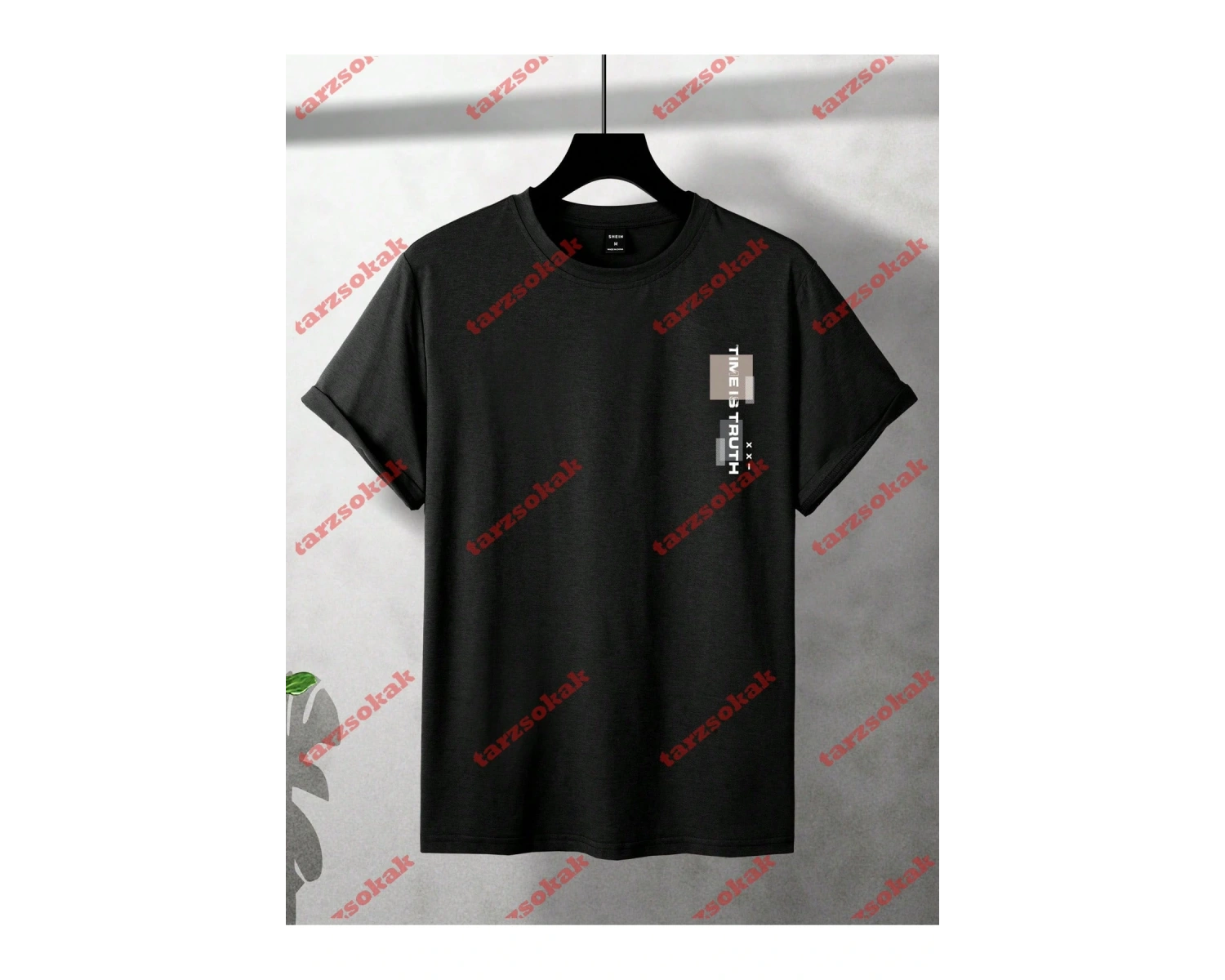 Model 3179 Erkek Yazlık Yuvarlak Yaka Kısa Kollu Günlük Tişört, Yaz