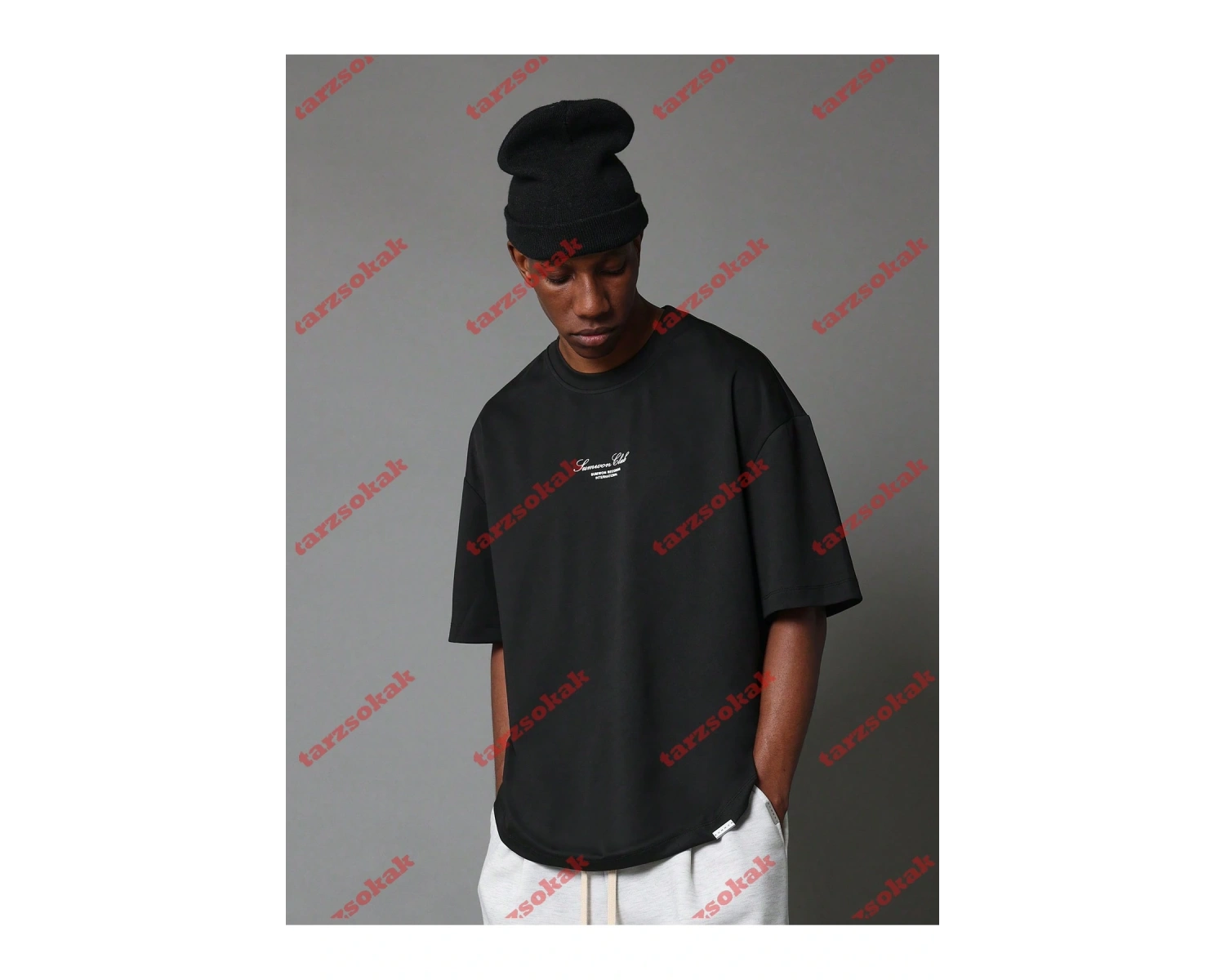 Model 3180 Erkek Yazlık Yuvarlak Yaka Kısa Kollu Günlük Tişört, Yaz