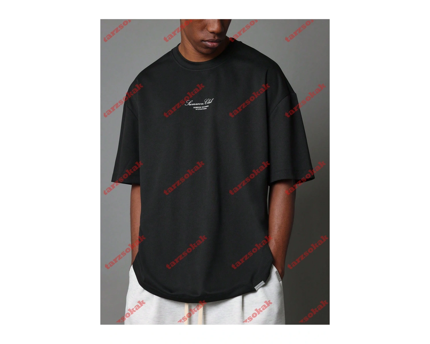 Model 3180 Erkek Yazlık Yuvarlak Yaka Kısa Kollu Günlük Tişört, Yaz