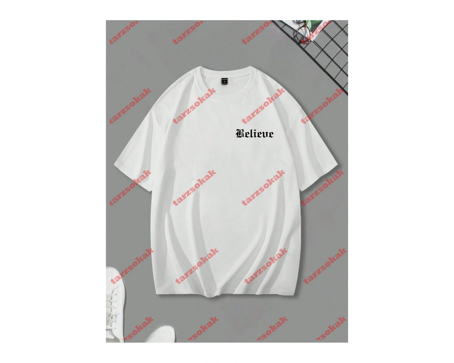 Model 3194 Erkek Yazlık Yuvarlak Yaka Kısa Kollu Günlük Tişört, Yaz