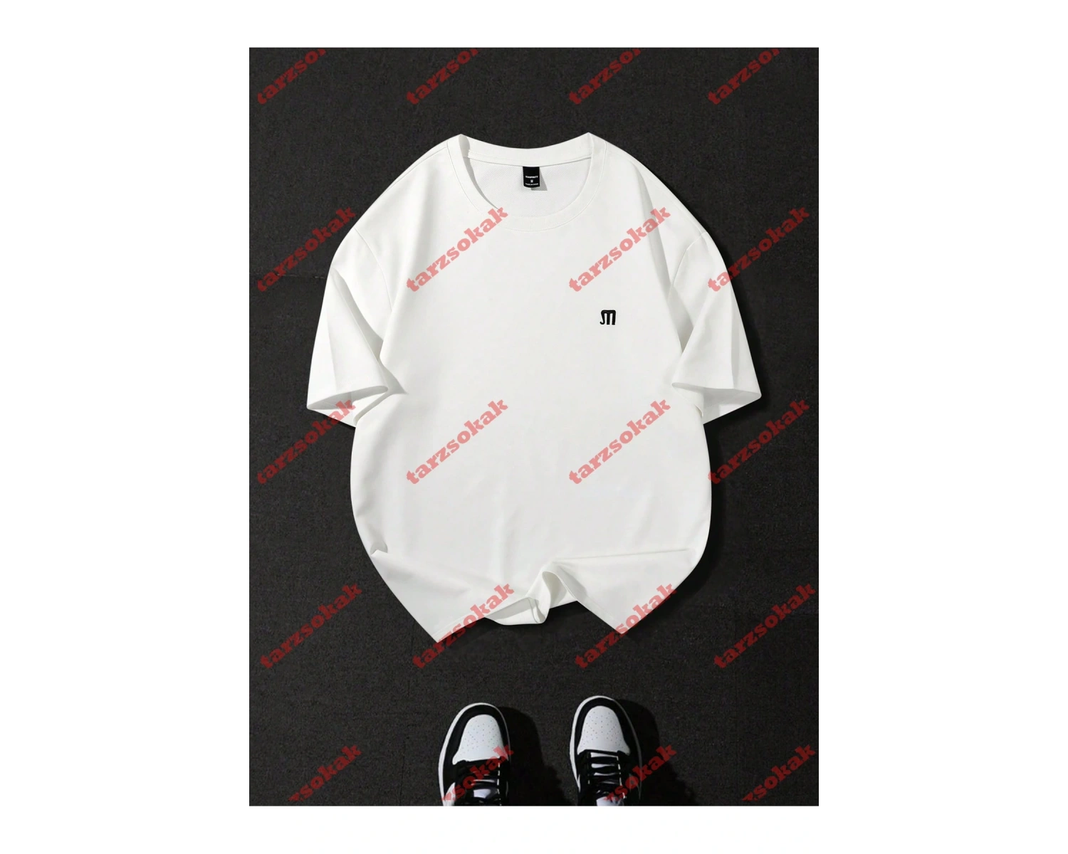 Model 3196 Erkek Yazlık Yuvarlak Yaka Kısa Kollu Günlük Tişört, Yaz