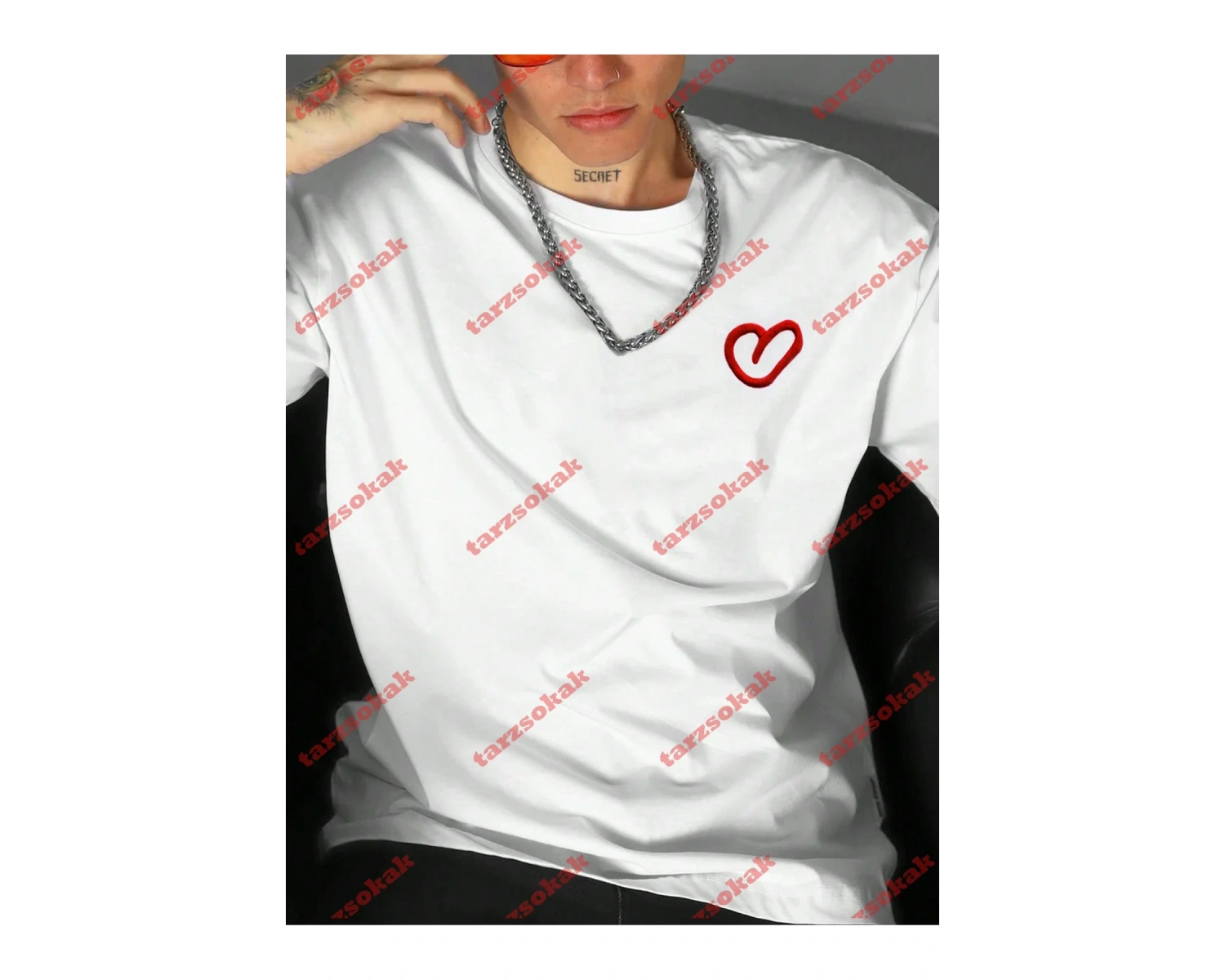 Model 3204 Erkek Yazlık Yuvarlak Yaka Kısa Kollu Günlük Tişört, Yaz