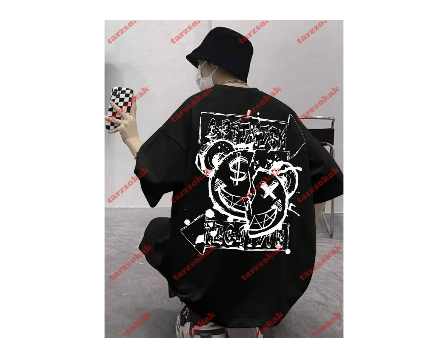 Model 3207 Erkek Yazlık Yuvarlak Yaka Kısa Kollu Günlük Tişört, Yaz