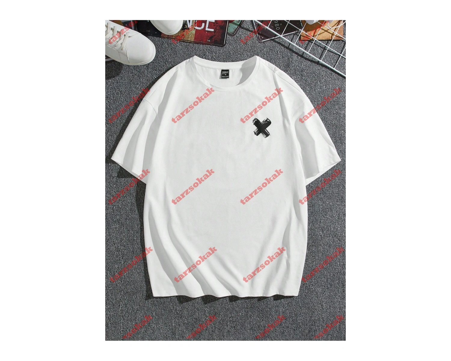 Model 3207 Erkek Yazlık Yuvarlak Yaka Kısa Kollu Günlük Tişört, Yaz