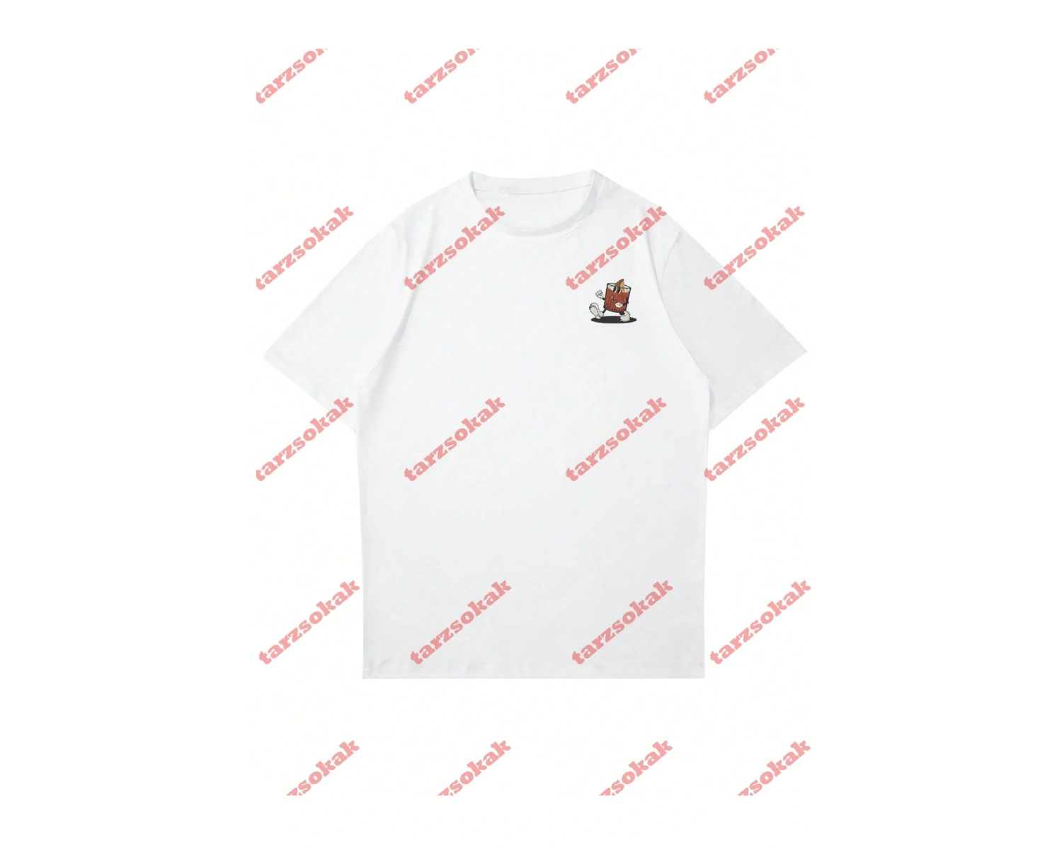 Model 3215 Erkek Yazlık Yuvarlak Yaka Kısa Kollu Günlük Tişört, Yaz