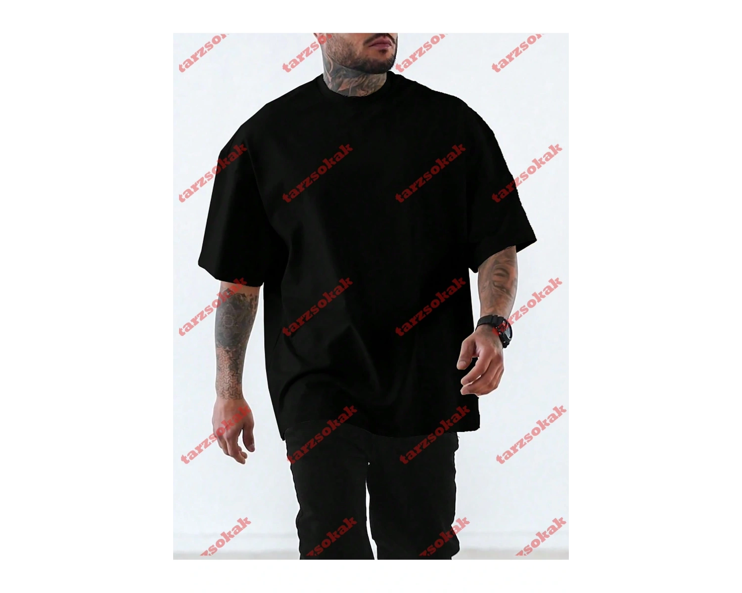 Model 3216 Erkek Yazlık Yuvarlak Yaka Kısa Kollu Günlük Tişört, Yaz