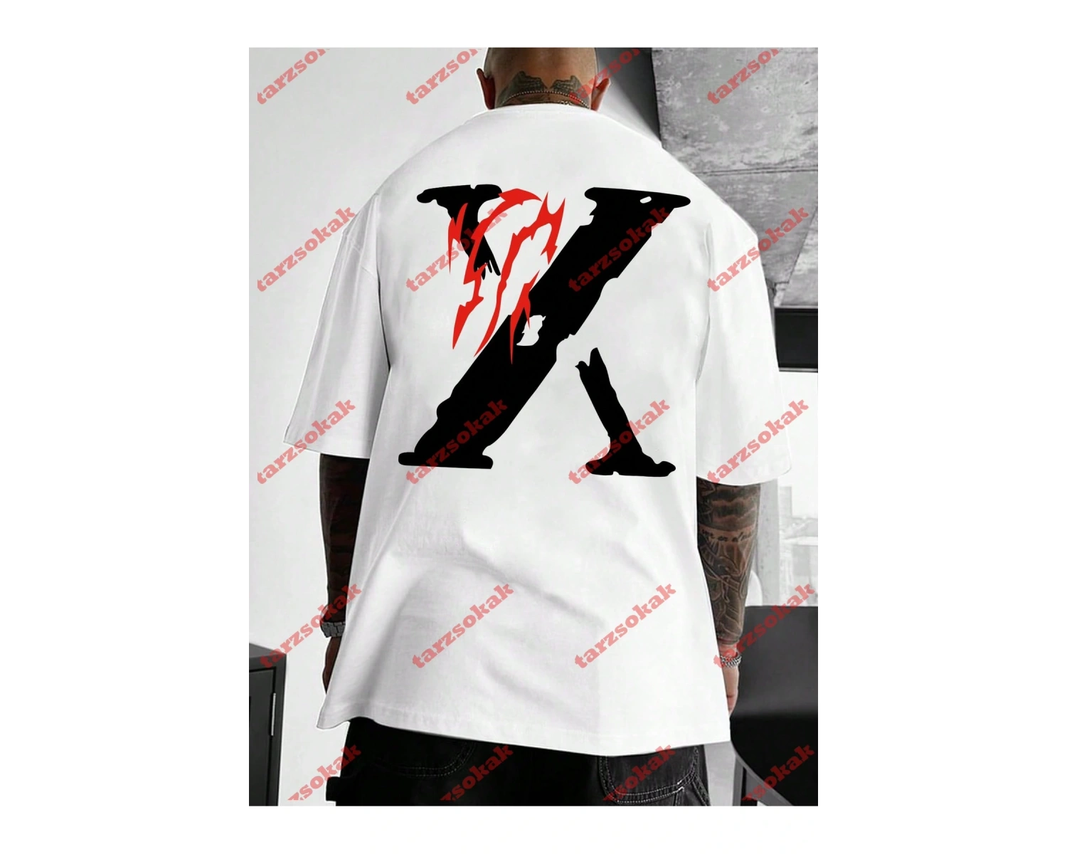 Model 3217 Erkek Yazlık Yuvarlak Yaka Kısa Kollu Günlük Tişört, Yaz