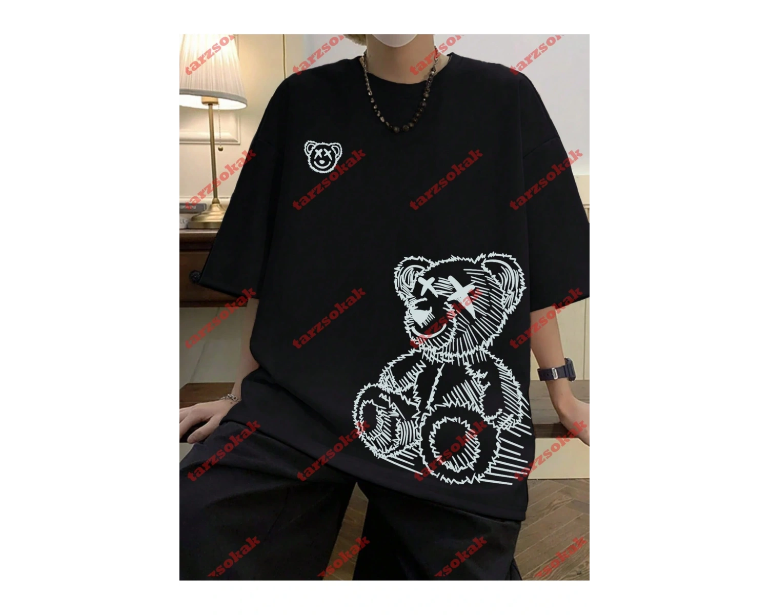 Model 3218 Erkek Yazlık Yuvarlak Yaka Kısa Kollu Günlük Tişört, Yaz