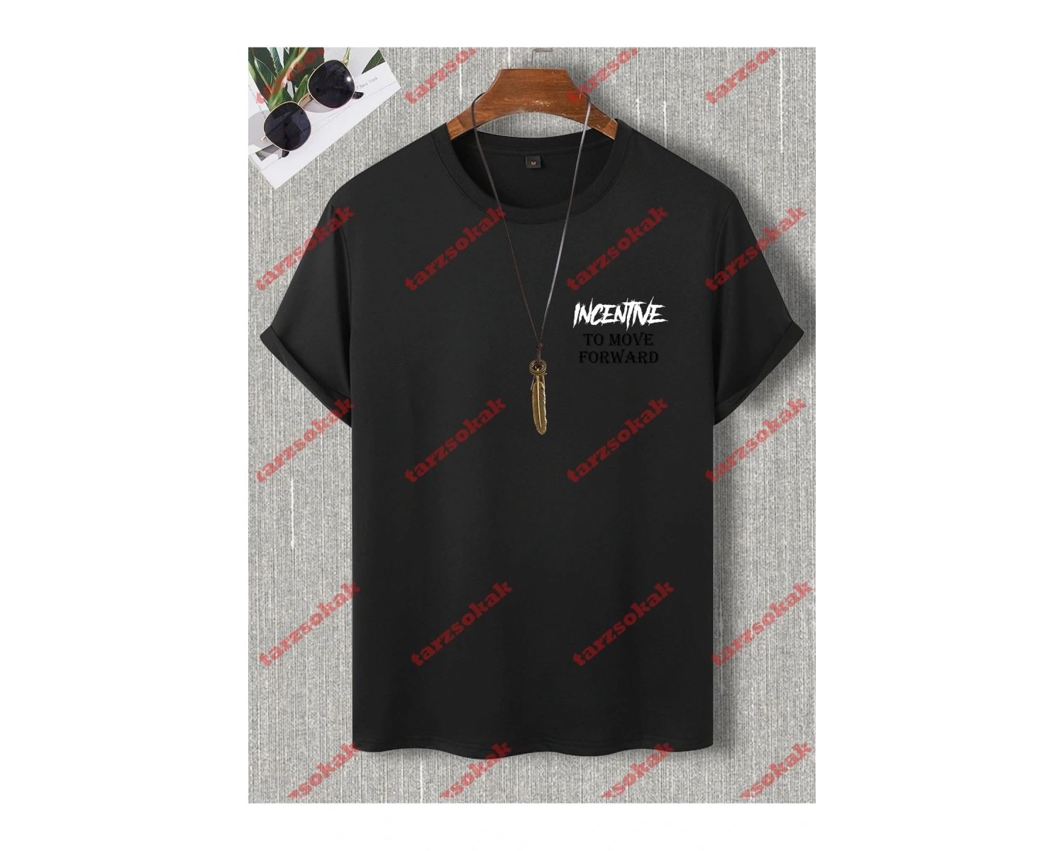 Model 3222 Erkek Yazlık Yuvarlak Yaka Kısa Kollu Günlük Tişört, Yaz