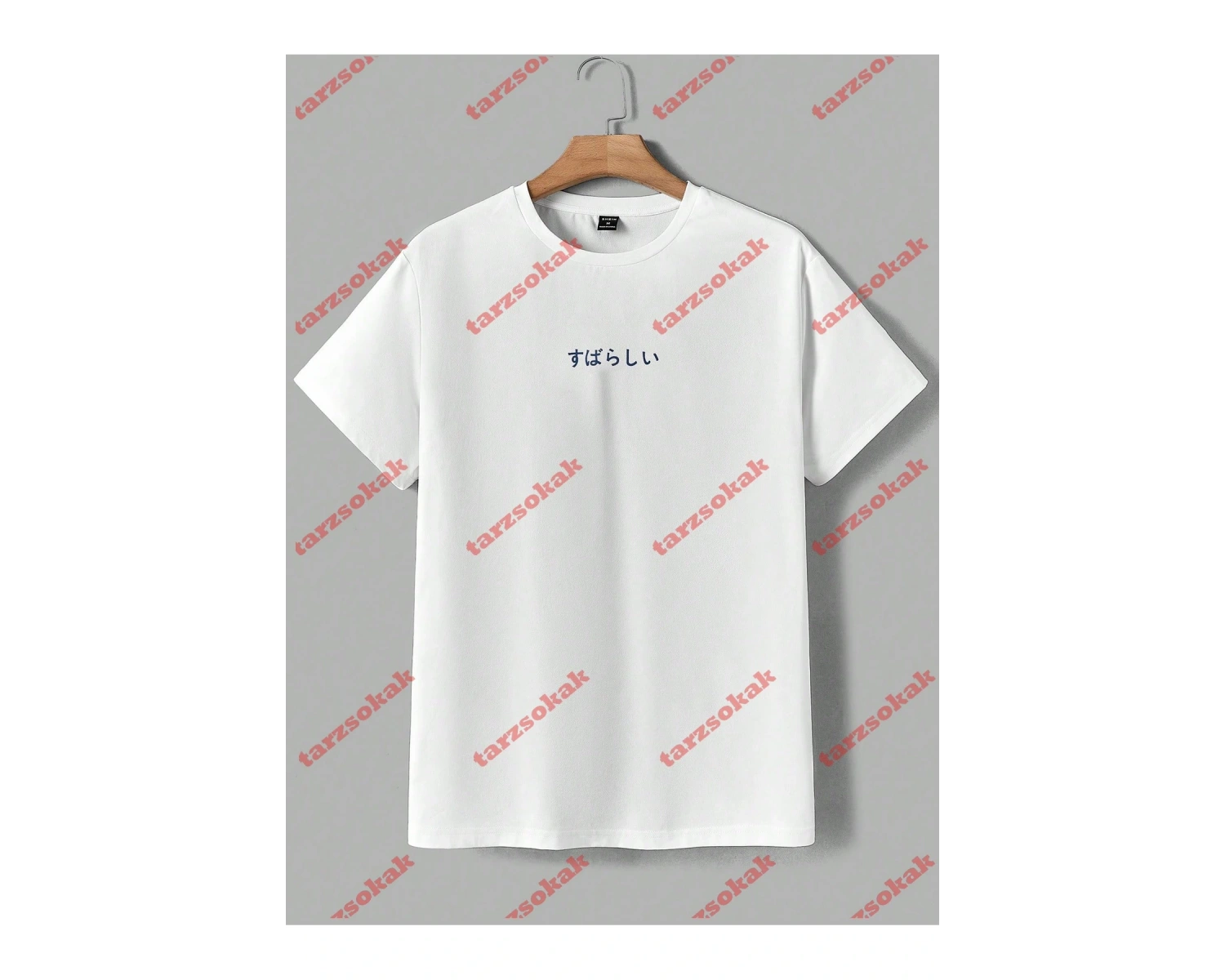 Model 3225 Erkek Yazlık Yuvarlak Yaka Kısa Kollu Günlük Tişört, Yaz