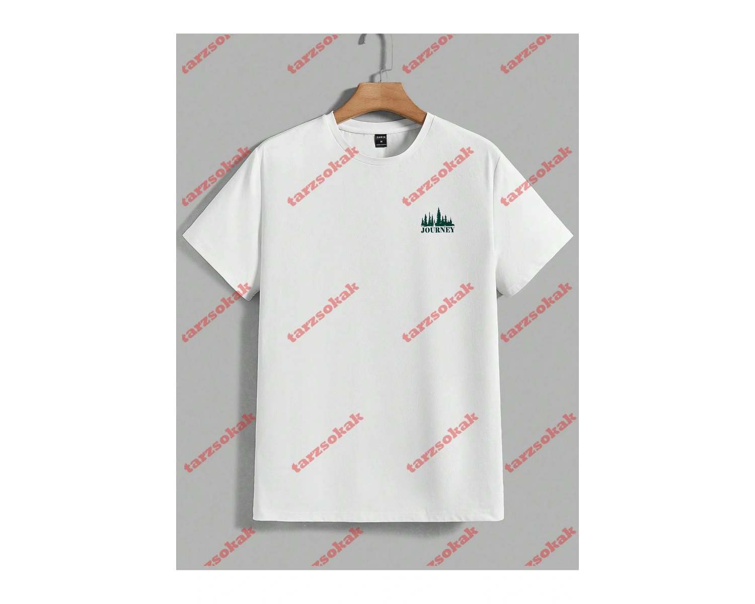 Model 3226 Erkek Yazlık Yuvarlak Yaka Kısa Kollu Günlük Tişört, Yaz