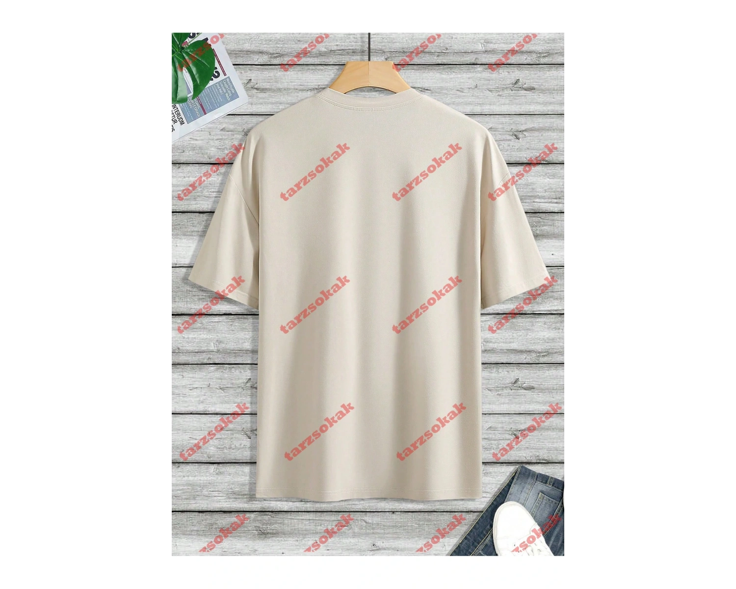 Model 3227 Erkek Yazlık Yuvarlak Yaka Kısa Kollu Günlük Tişört, Yaz