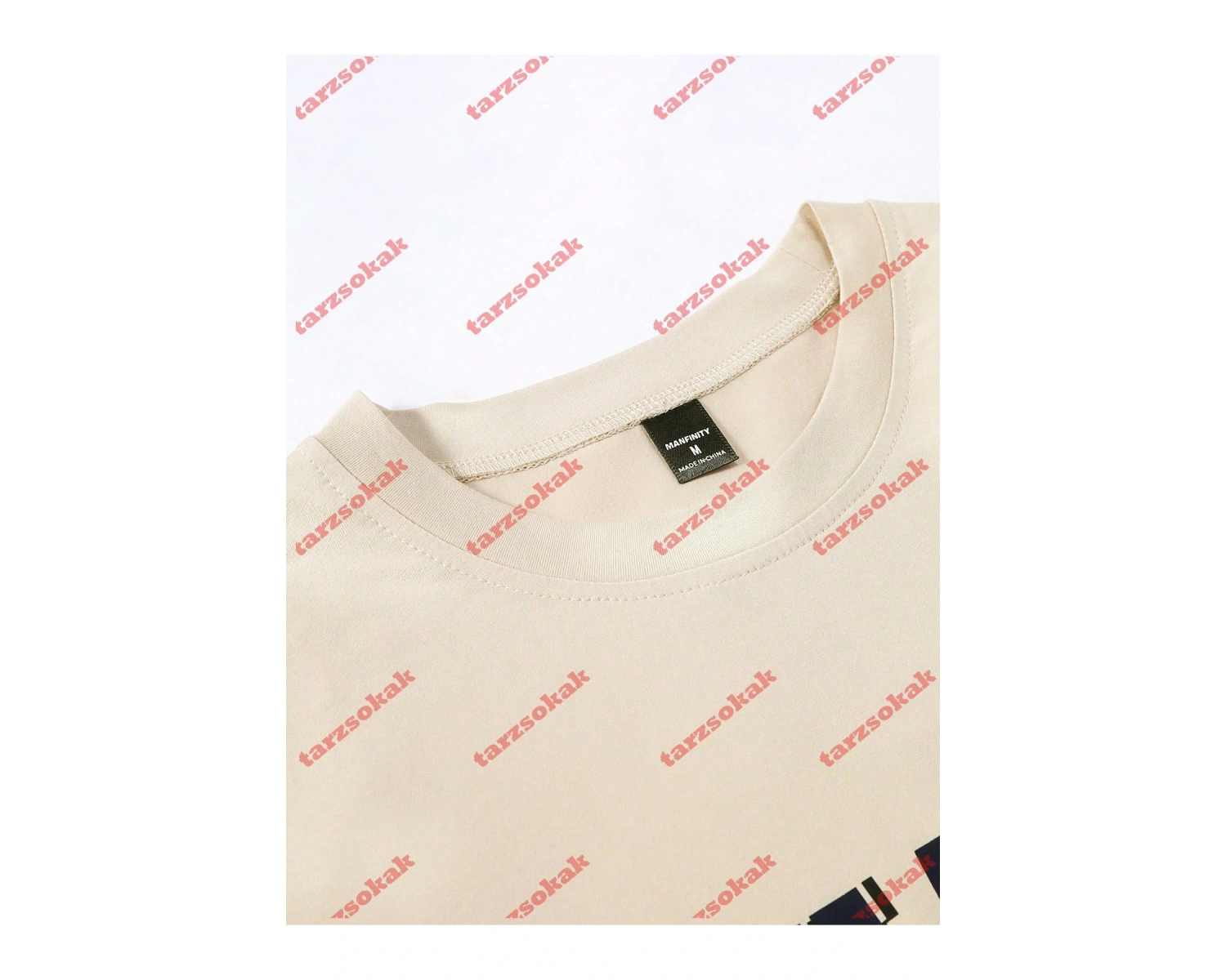 Model 3227 Erkek Yazlık Yuvarlak Yaka Kısa Kollu Günlük Tişört, Yaz