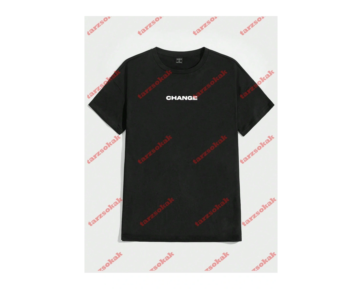 Model 3229 Erkek Yazlık Yuvarlak Yaka Kısa Kollu Günlük Tişört, Yaz