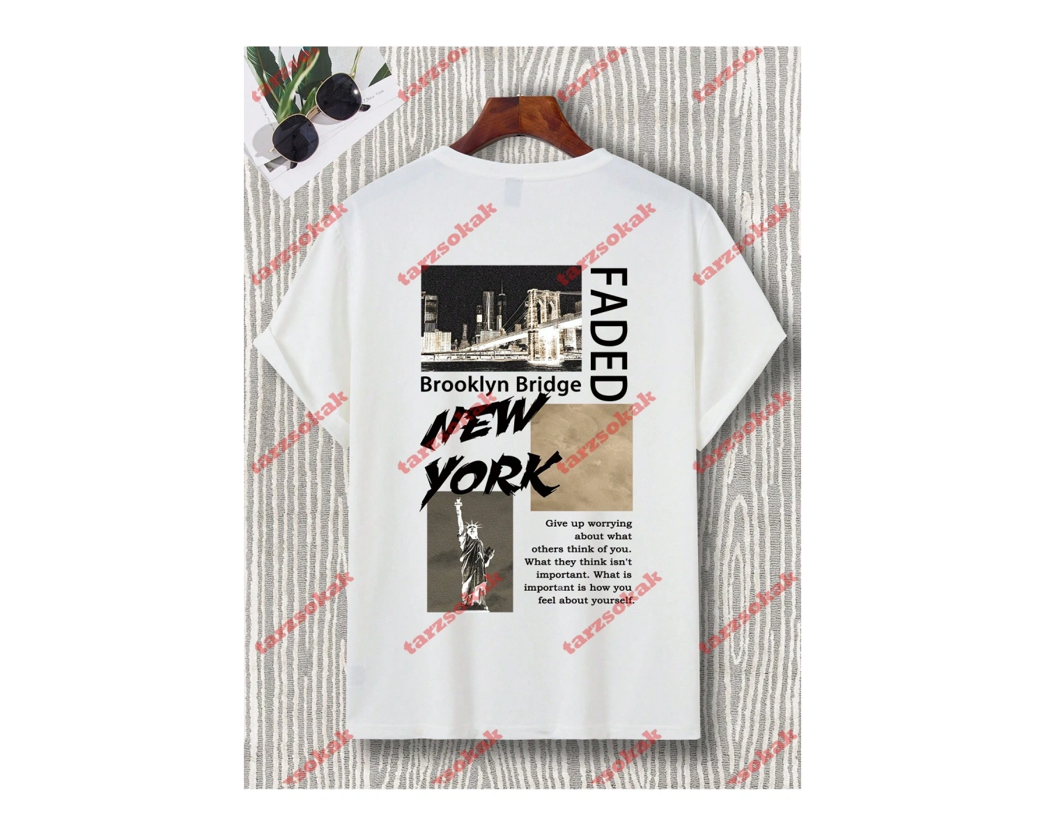 Model 3238 Erkek Yazlık Yuvarlak Yaka Kısa Kollu Günlük Tişört, Yaz