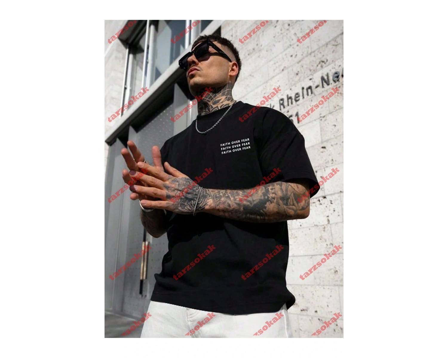 Model 3242 Erkek Yazlık Yuvarlak Yaka Kısa Kollu Günlük Tişört, Yaz