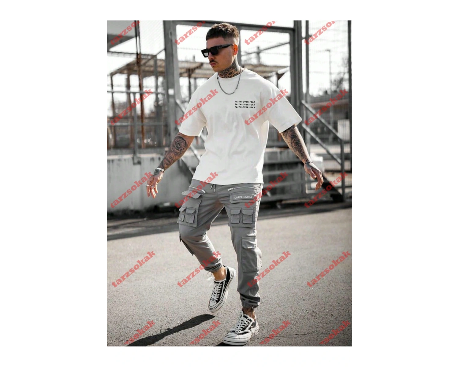 Model 3242 Erkek Yazlık Yuvarlak Yaka Kısa Kollu Günlük Tişört, Yaz