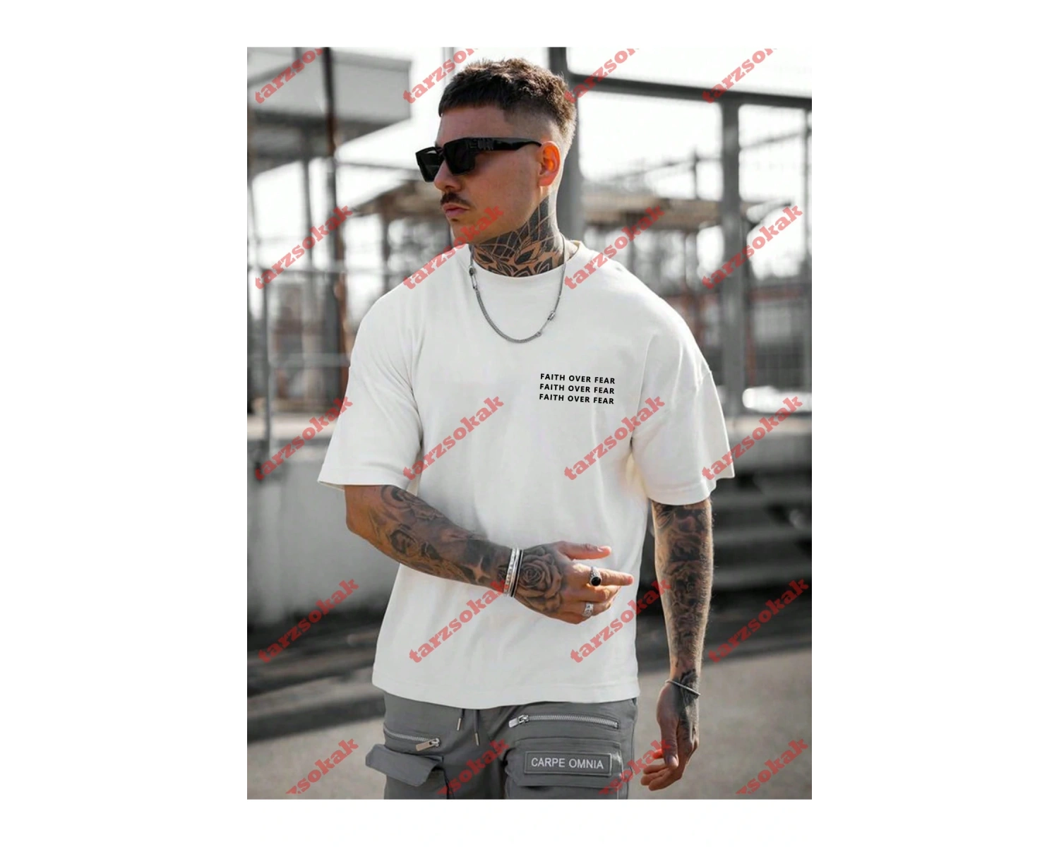 Model 3242 Erkek Yazlık Yuvarlak Yaka Kısa Kollu Günlük Tişört, Yaz