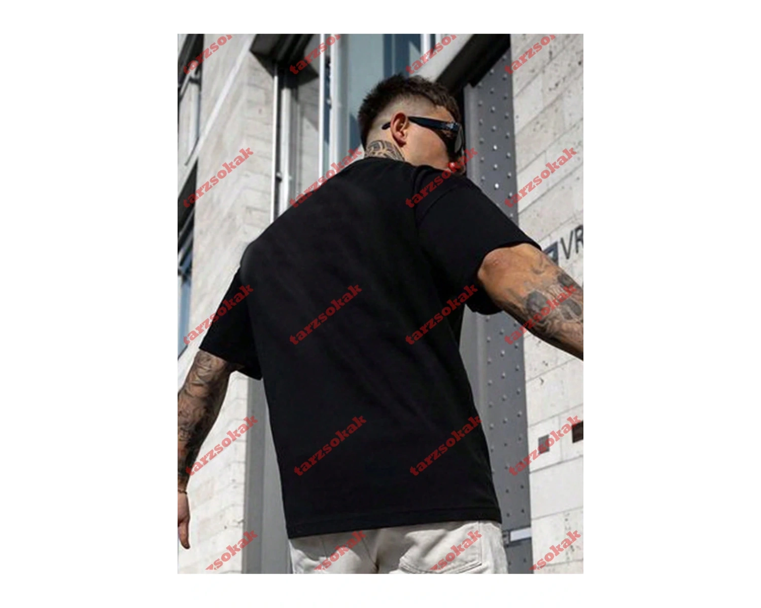 Model 3242 Erkek Yazlık Yuvarlak Yaka Kısa Kollu Günlük Tişört, Yaz