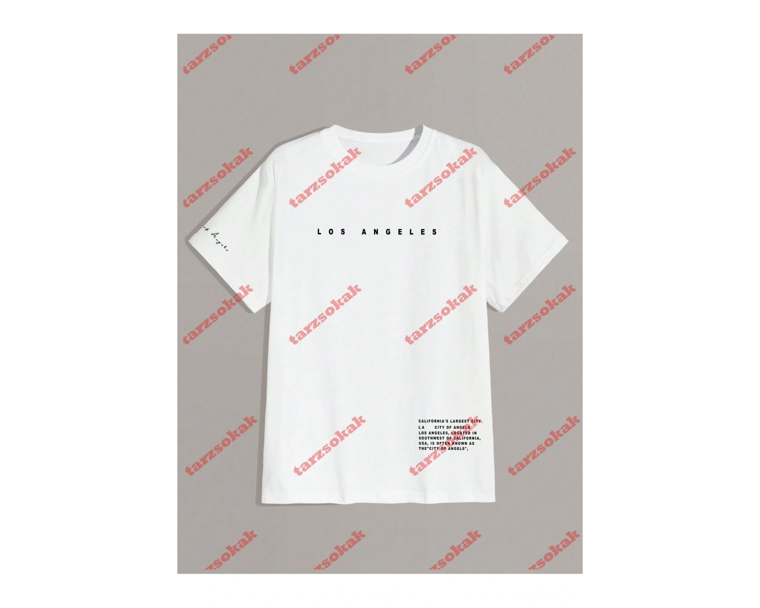 Model 3250 Erkek Yazlık Yuvarlak Yaka Kısa Kollu Günlük Tişört, Yaz