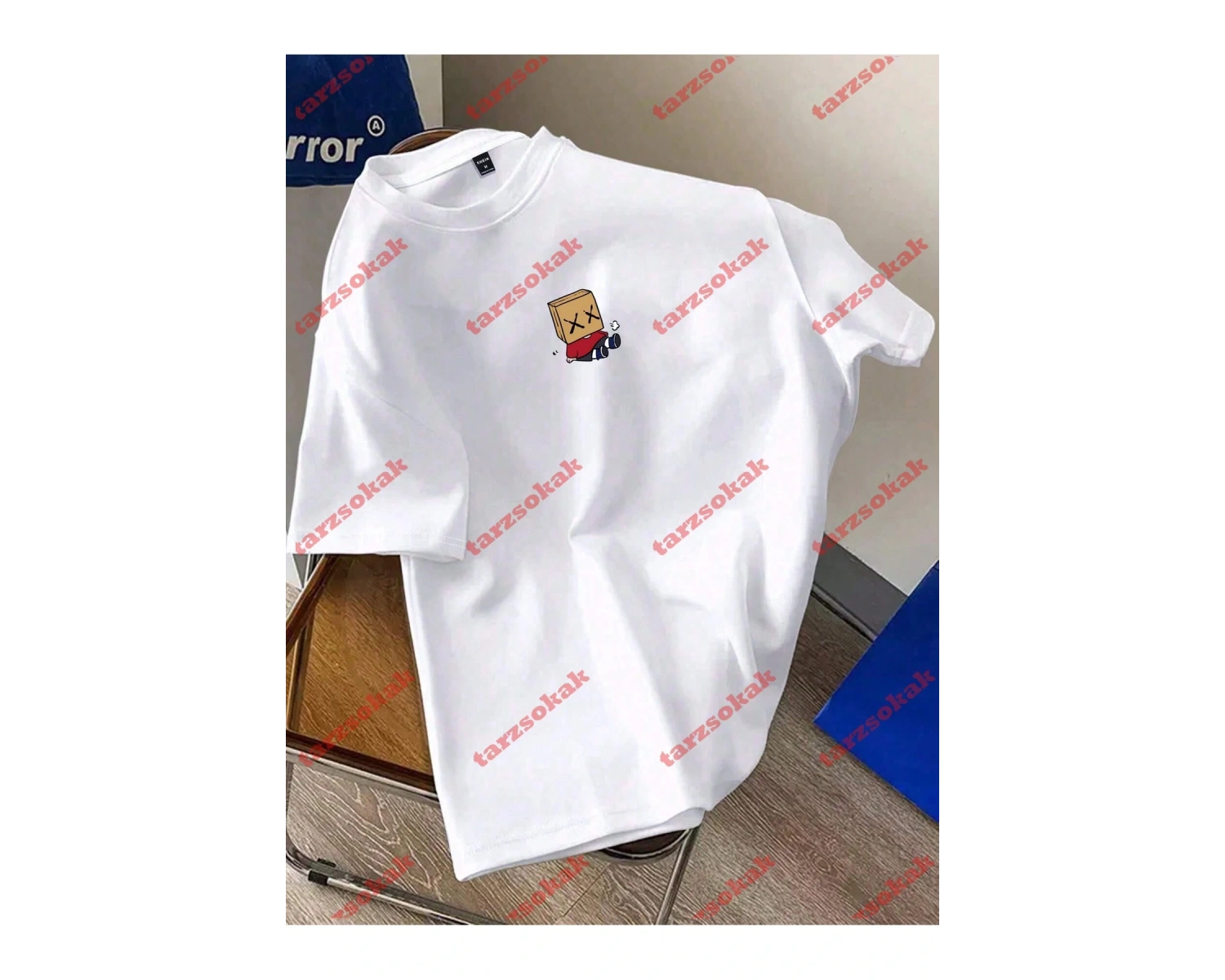 Model 3253 Erkek Yazlık Yuvarlak Yaka Kısa Kollu Günlük Tişört, Yaz