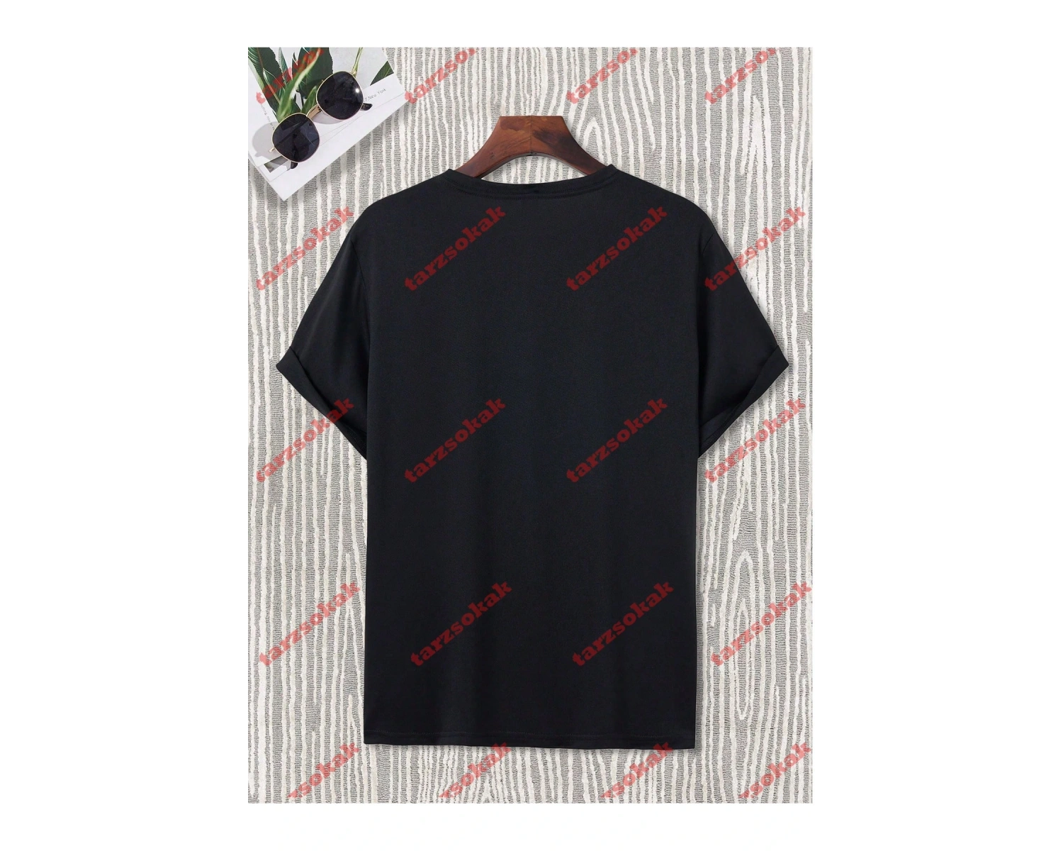 Model 3253 Erkek Yazlık Yuvarlak Yaka Kısa Kollu Günlük Tişört, Yaz