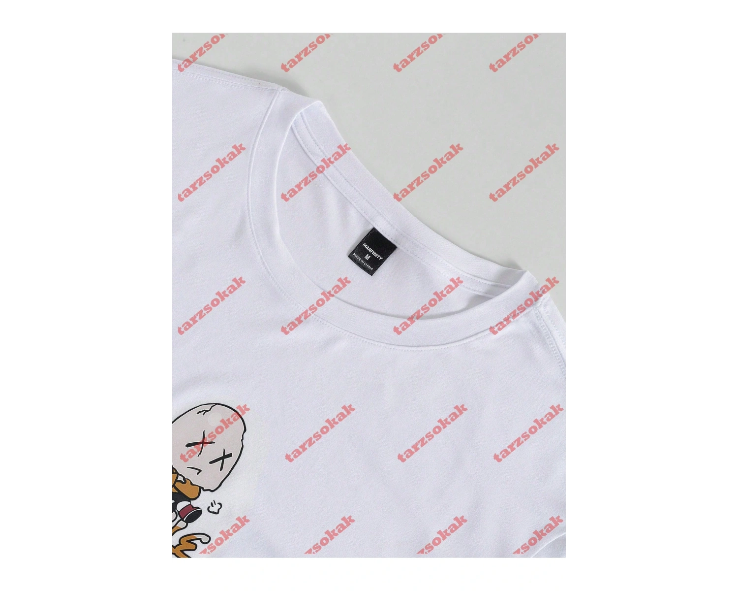 Model 3253 Erkek Yazlık Yuvarlak Yaka Kısa Kollu Günlük Tişört, Yaz