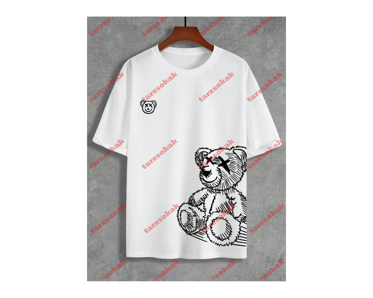 Model 3257 Erkek Yazlık Yuvarlak Yaka Kısa Kollu Günlük Tişört, Yaz