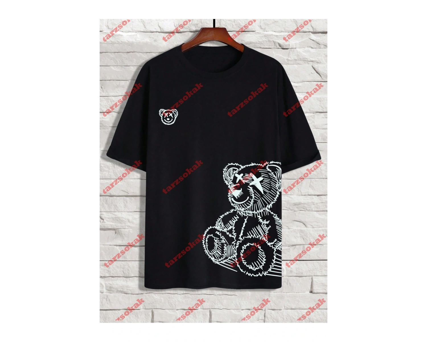 Model 3257 Erkek Yazlık Yuvarlak Yaka Kısa Kollu Günlük Tişört, Yaz