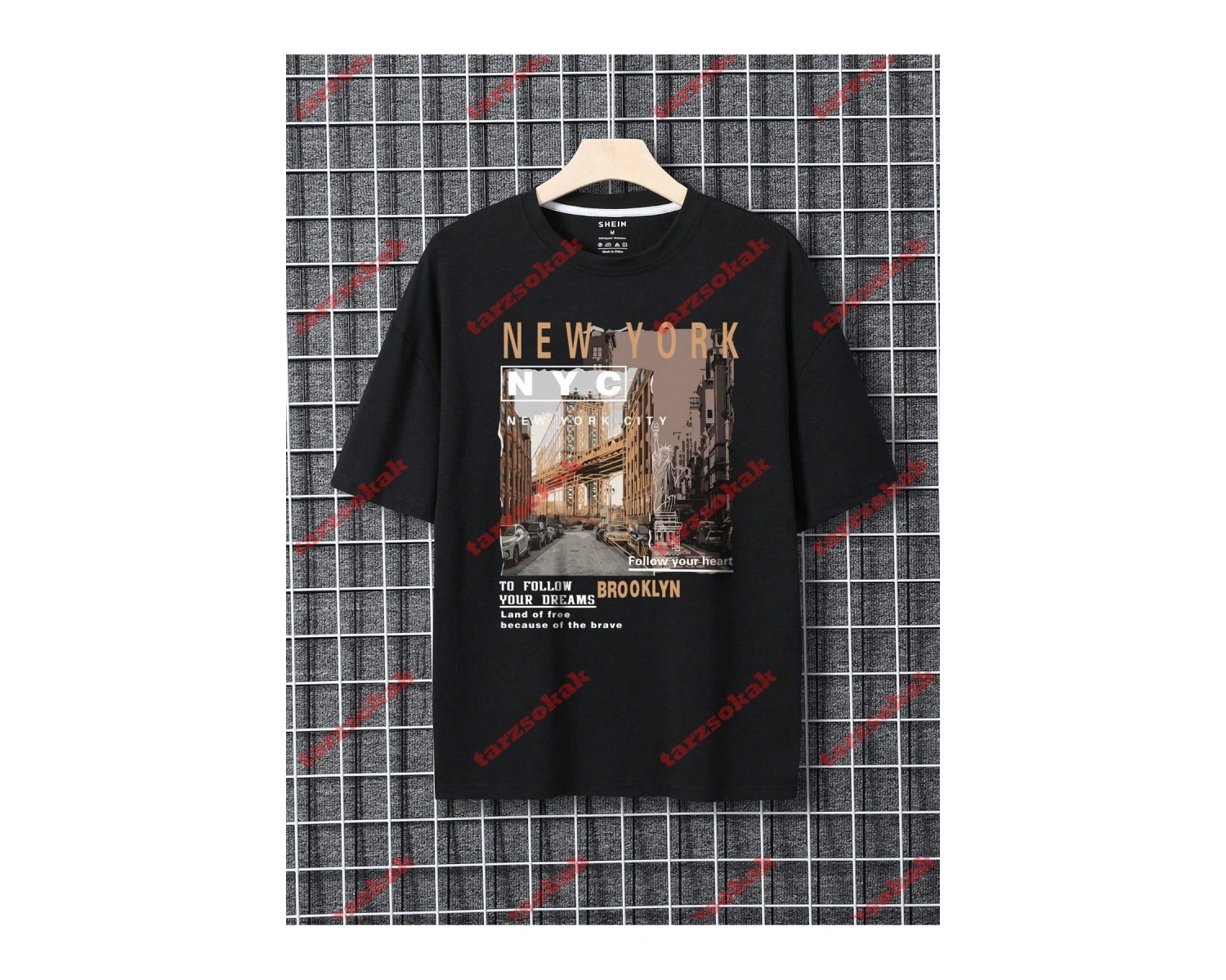 Model 3268 Erkek Yazlık Yuvarlak Yaka Kısa Kollu Günlük Tişört, Yaz