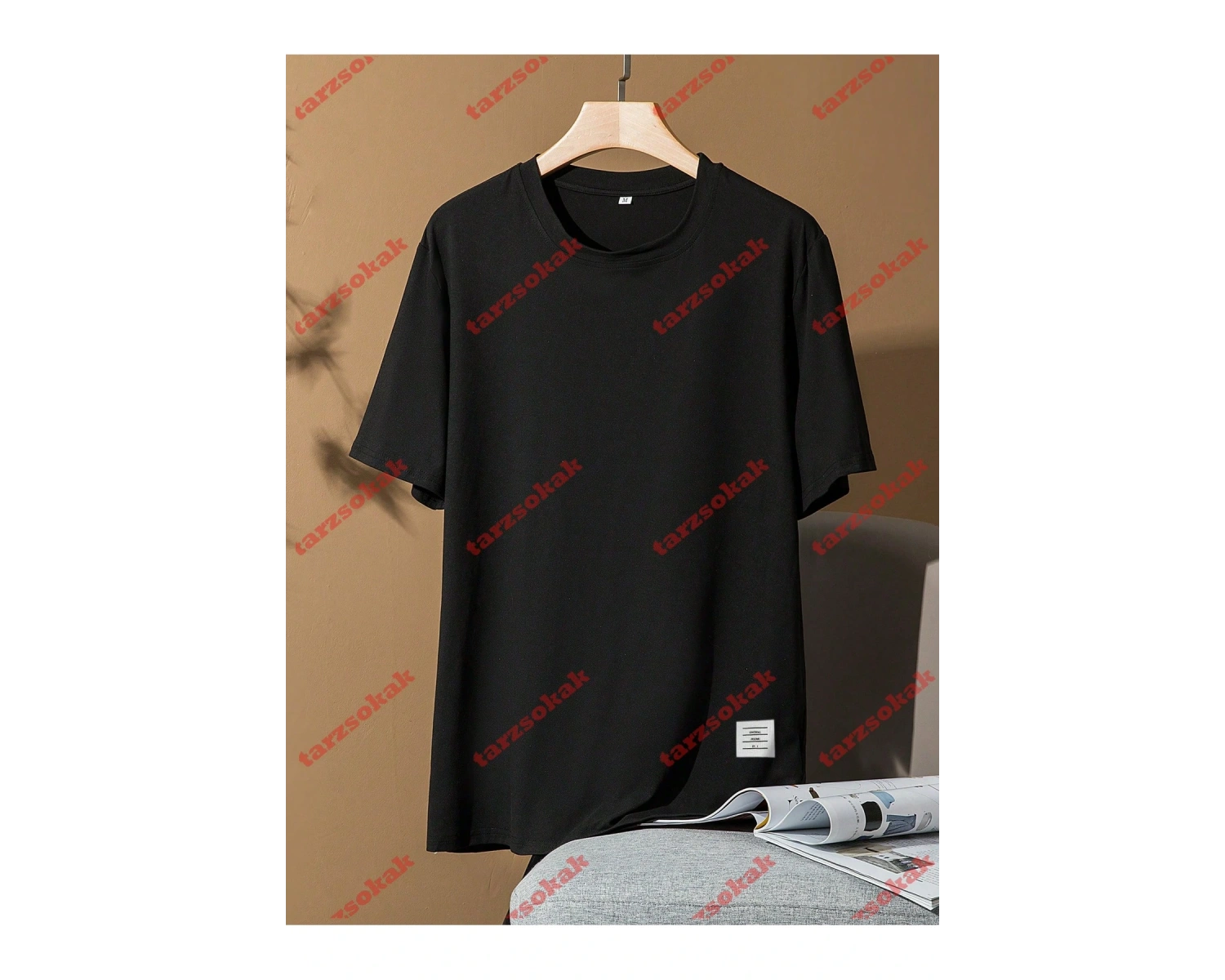 Model 3273 Erkek Yazlık Yuvarlak Yaka Kısa Kollu Günlük Tişört, Yaz