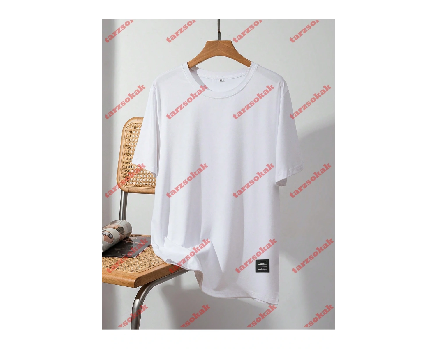 Model 3273 Erkek Yazlık Yuvarlak Yaka Kısa Kollu Günlük Tişört, Yaz