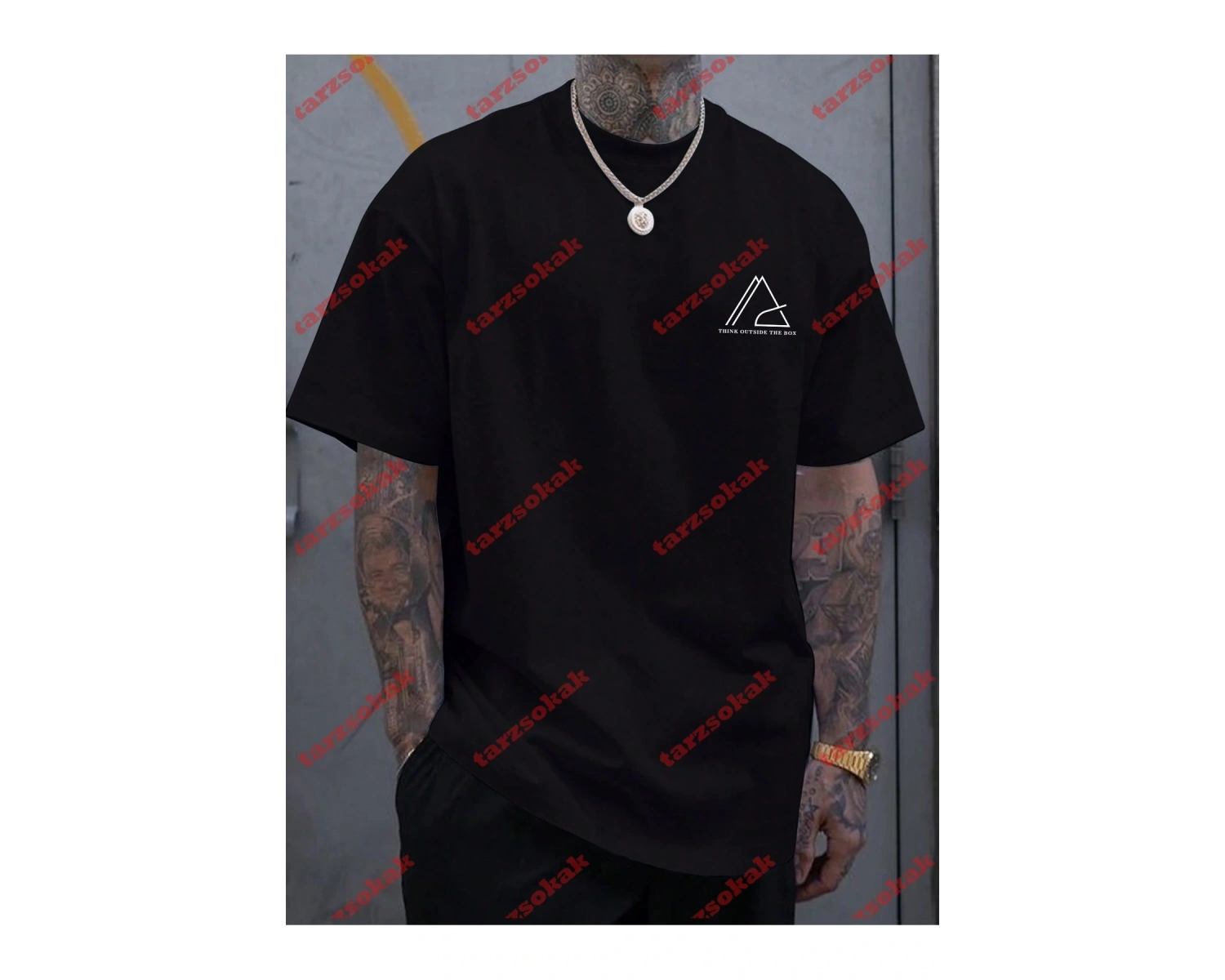 Model 3274 Erkek Yazlık Yuvarlak Yaka Kısa Kollu Günlük Tişört, Yaz