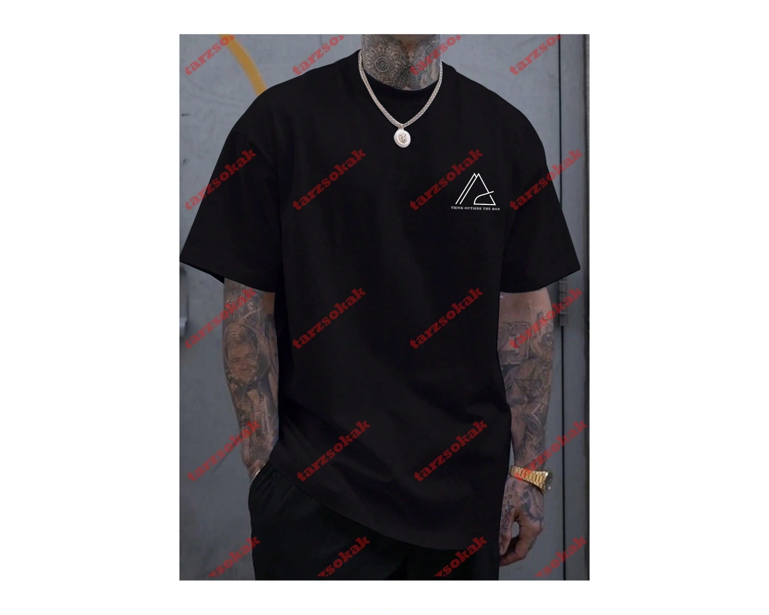 Model 3274 Erkek Yazlık Yuvarlak Yaka Kısa Kollu Günlük Tişört, Yaz