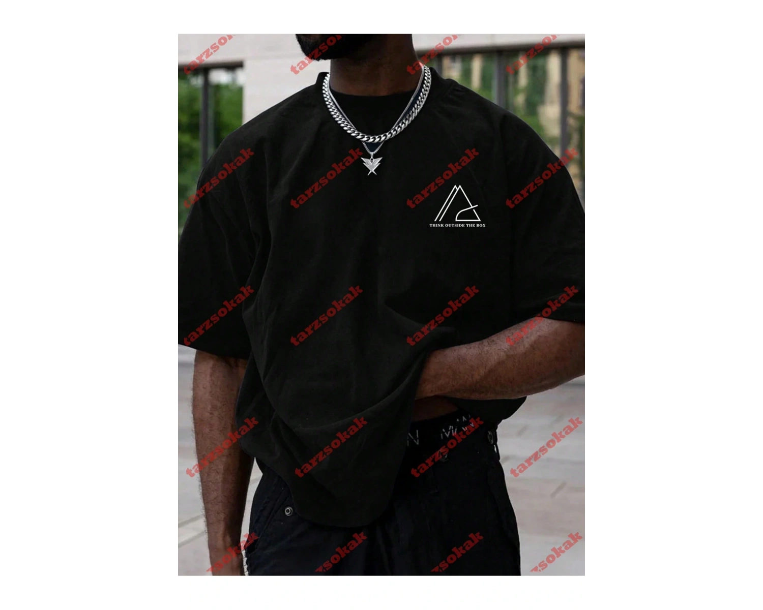 Model 3274 Erkek Yazlık Yuvarlak Yaka Kısa Kollu Günlük Tişört, Yaz